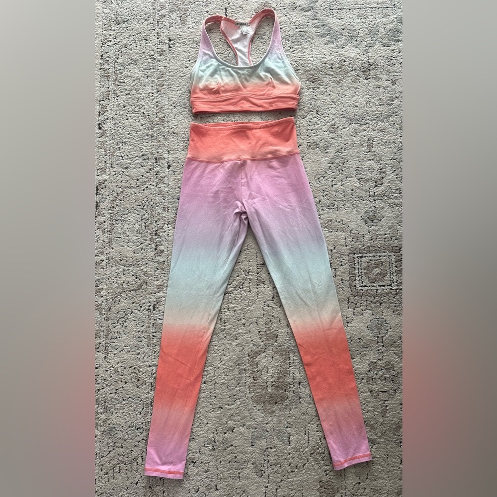 Sorbet colored workout set